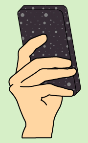 Phone in hand